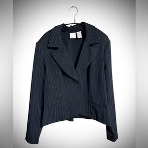 Xhilaration Charcoal Pinstripe Jacket